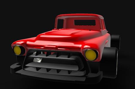 RC BODY DRIFT CAR 1:10 CUSTOM 1958 CHEVROLET PICKUP TRUCKS RC BODYSHELL