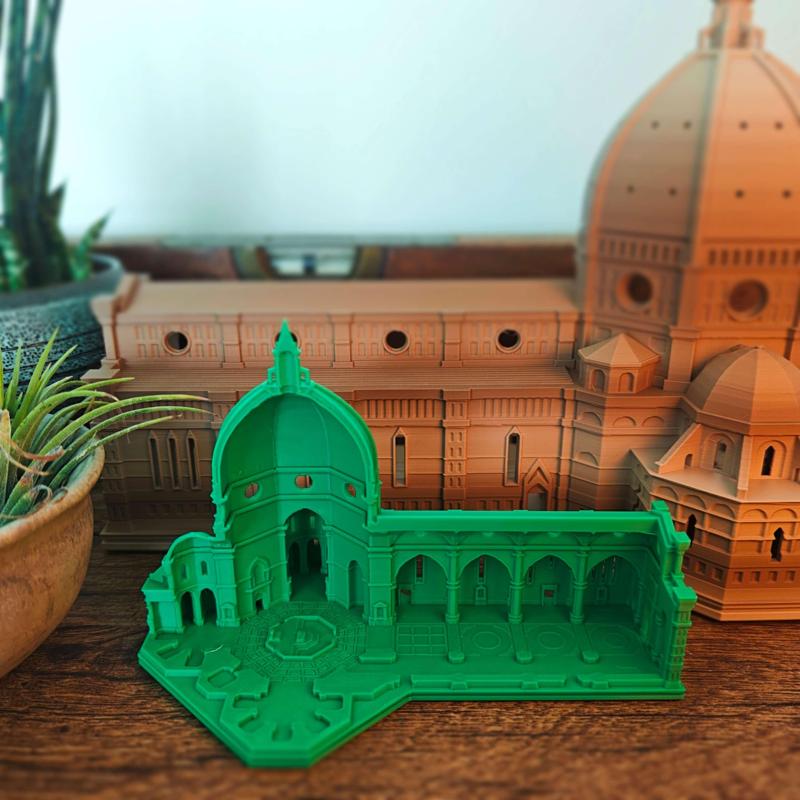 Florence Cathedral (Cross Section Interior)