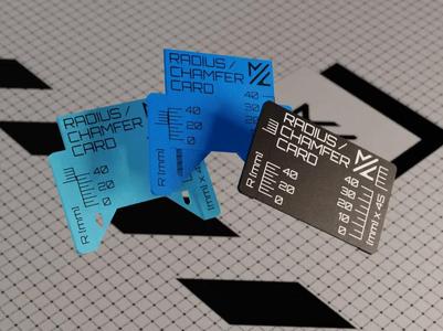 Radius/Chamfer Card // SmartDeck collection