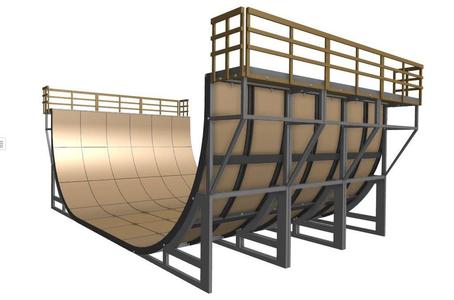 Fingerboard Professional Vert Ramp (1.5ft tall)