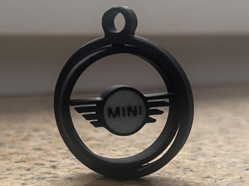 Mini cooper gyro keychain