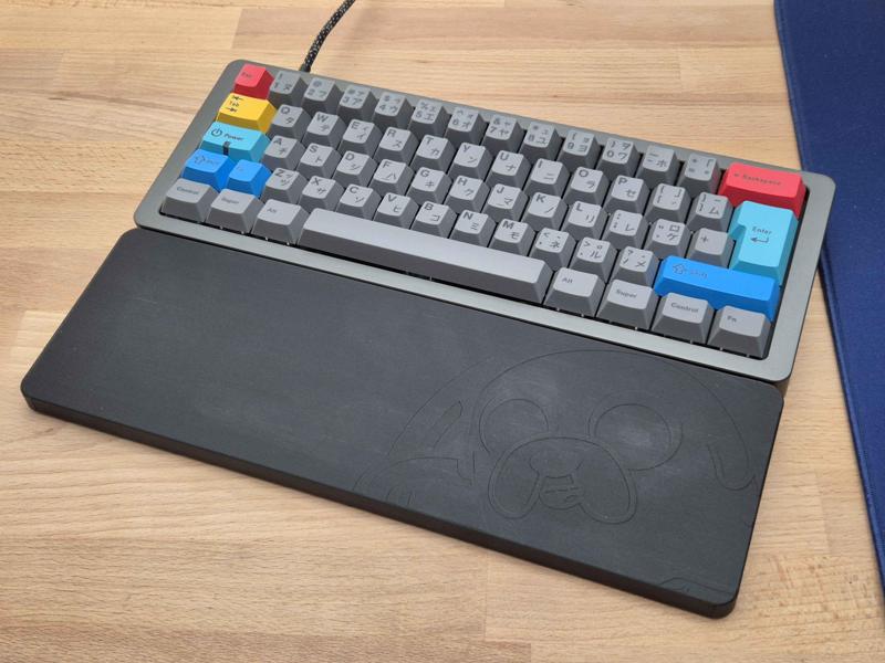 jakeu's Wooting 60HE Optimum Wrist Rest