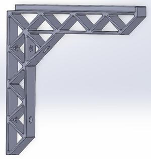 Lattice Shelf Brace