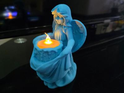 Candle Angel Girl Tealight