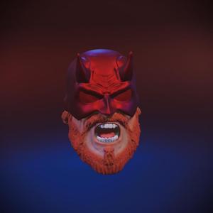 King Daredevil Screaming Head