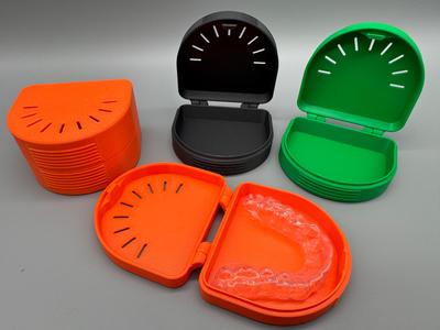Box, Retainer Case, Mouthguard Case in 3 Heights