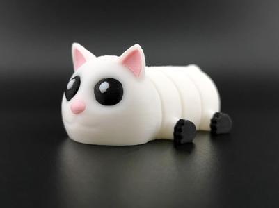 Mini Flexi Cat – Print-in-Place Articulated Model