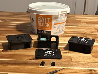 Tamper Resistant Mouse Bait Station