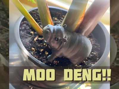 Moo Deng Figurine