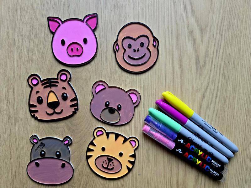 Animal Head DIY Color Cute Pack Creative Activity