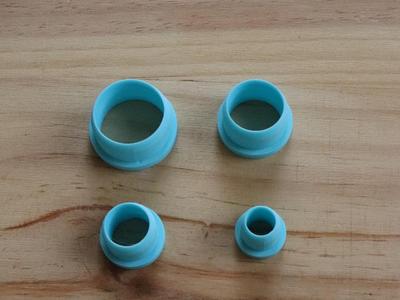 Polymer clay circle cutters