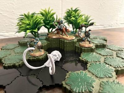 Heroscape Custom Terrain - Mammoth Tar Pit
