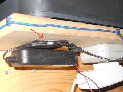 Electroluminescent Wire (Neon) Power Supply Holder