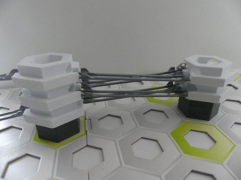 GRAVITRAX compatible: tight U-turn tiles for ZigZag system