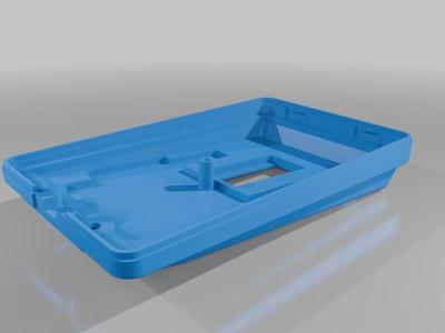 Amiga Tankmouse lower body modified for laser PCB