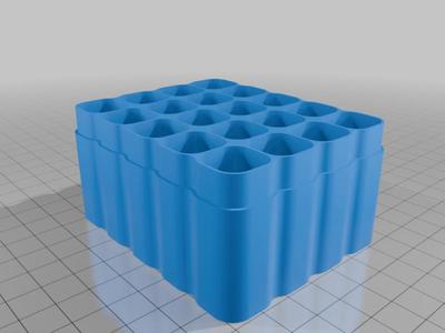 Box for AA, 18650 cells.