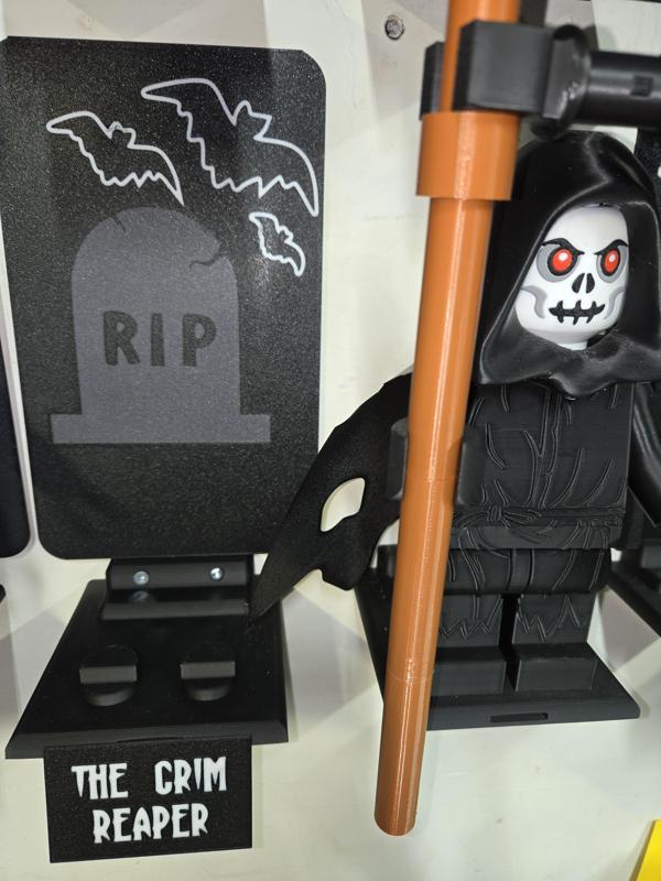 Grim Reaper Multicolor Nameplates and Backer
