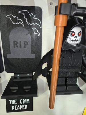 Grim Reaper Multicolor Nameplates and Backer