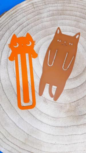 Fat Cat Bookmark / Marcapáginas Gato Gordo