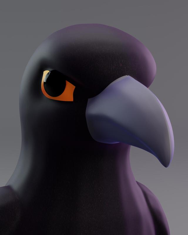 The Raven **Free Through Halloween!!!** Huginn and Muninn with AMS File