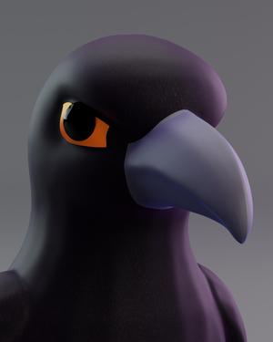 The Raven **Free Through Halloween!!!** Huginn and Muninn with AMS File