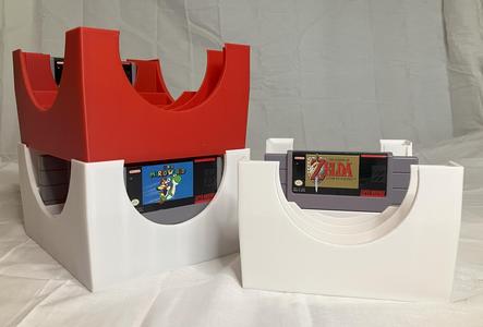 Stackable Super Nintendo Bin