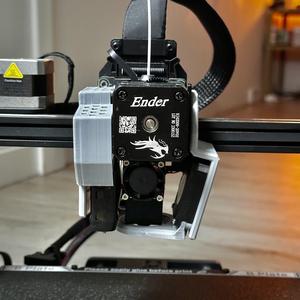 Ender 3 V3 SE Cover and Bracket original housing replacement and fan relocation