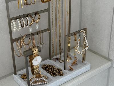 Jewelry stand for earrings, necklaces, bracelets etc