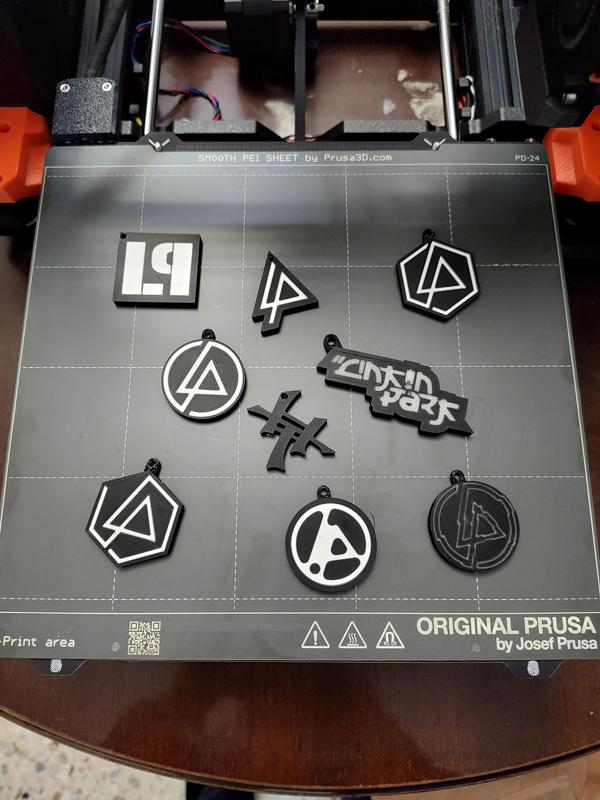 Linkin Park keychain collection