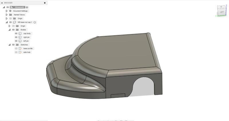Mercedes-Benz GLE/GLS W167/X167 Trunk nut cap (cover)