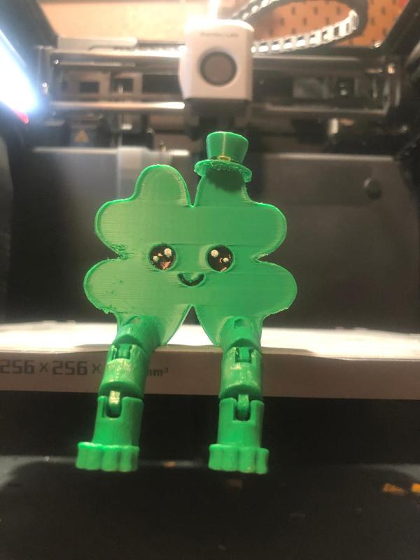 Lucky Clover the Cute Shamrock with Flexi Legs