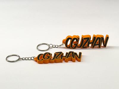 Beautiful keychain with the name Oguzhan