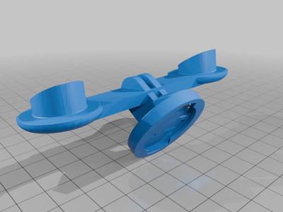 Angled aero bar gps mount