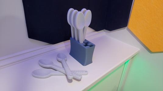 A Game of Spoons Holder