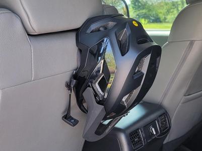Helmet mount for car headrest! Mountain Bike Road