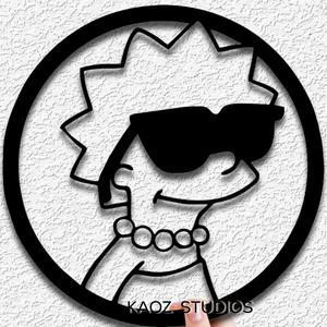 Lisa wall art The Simpson wall decor fanart