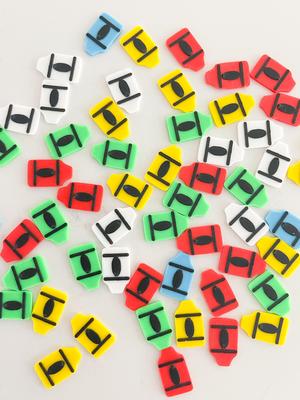 3D Printed Crayon Earrings STL File | Perfect for Teachers and Art Enthusiasts