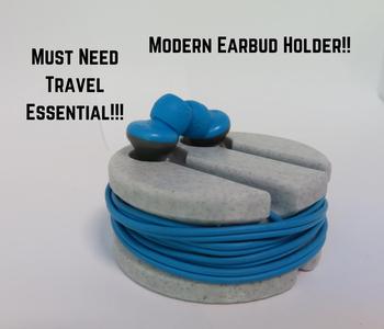 Modern Earbud Holder (Travel Essential)