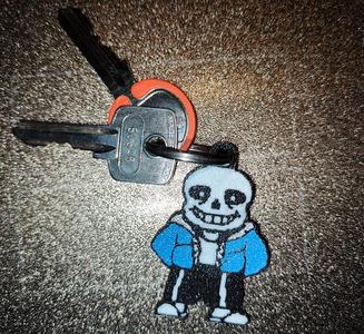 Sans Undertale keychain