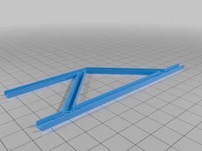 Iron C Section Sign Support Frame