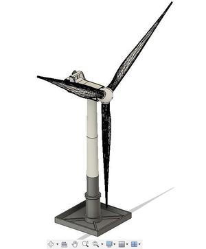 Wind Turbine Generator mobile dummy
