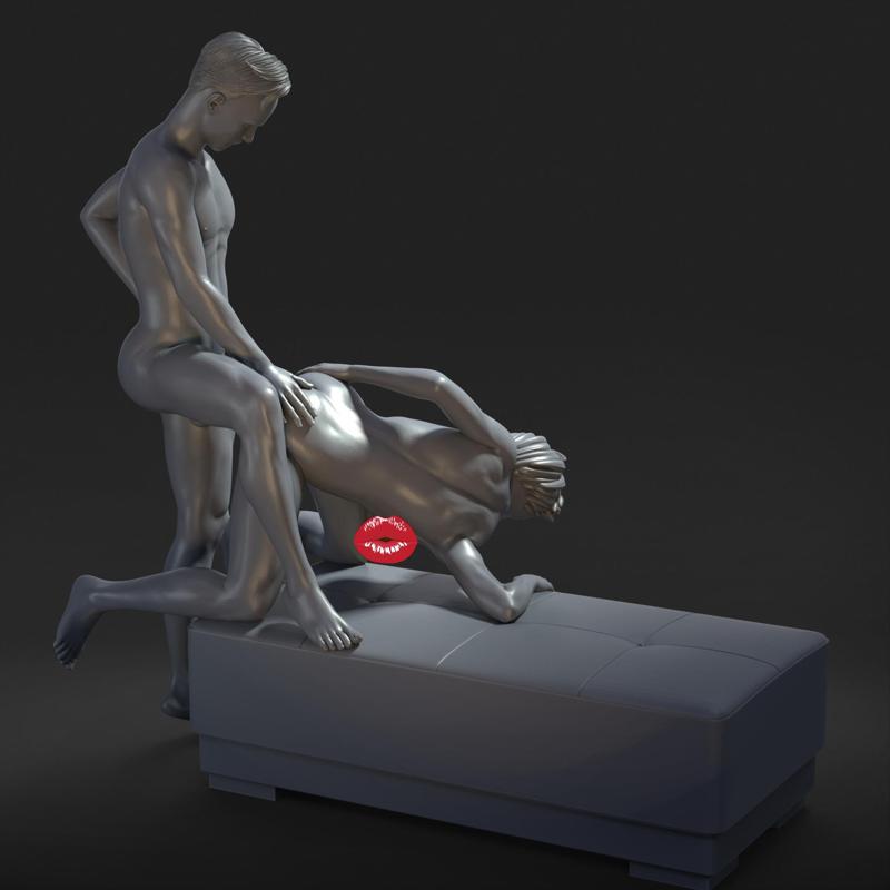 ANAL SEX - NSFW - EROTIC MINIATURE 75 MM SCALE
