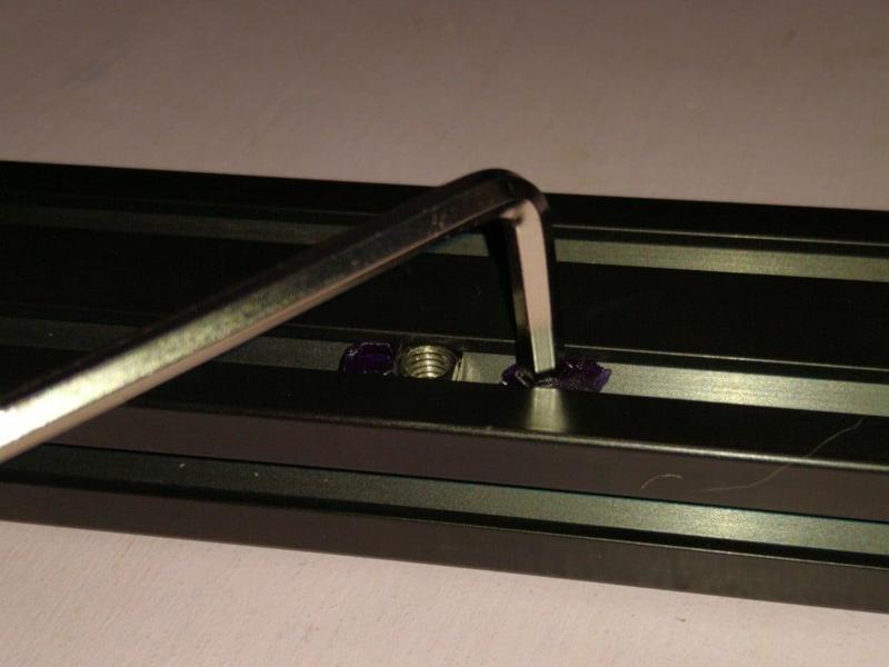 Side-insert T-nut lock-in-place
