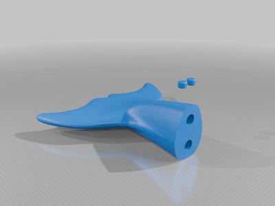 Dolphin tail (2 parts)