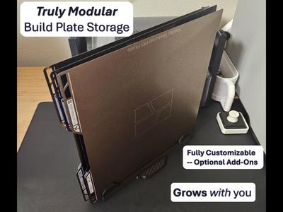 Truly Modular Build Plate Storage
