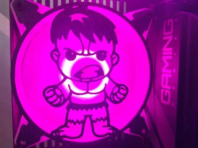 Hulk Fan Cover 120mm