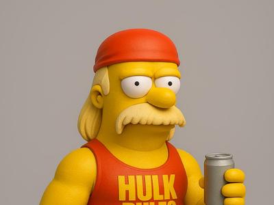 Hulk Hogan – Simpsons Style Figure