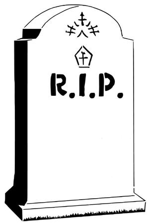 Tombstone stencil