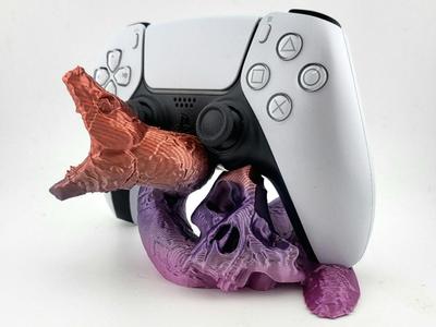 stand joystick ps5 snake skull