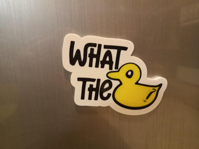 What the Duck? Refrigerator Magnet